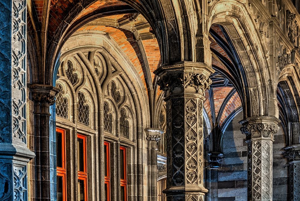 A cathedral in Bruges-Belgium